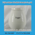 High quality ceramic sugar pot with lid